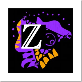 Mazipoodles Bird’s Nest - Personalized Initial Letter Z Posters and Art